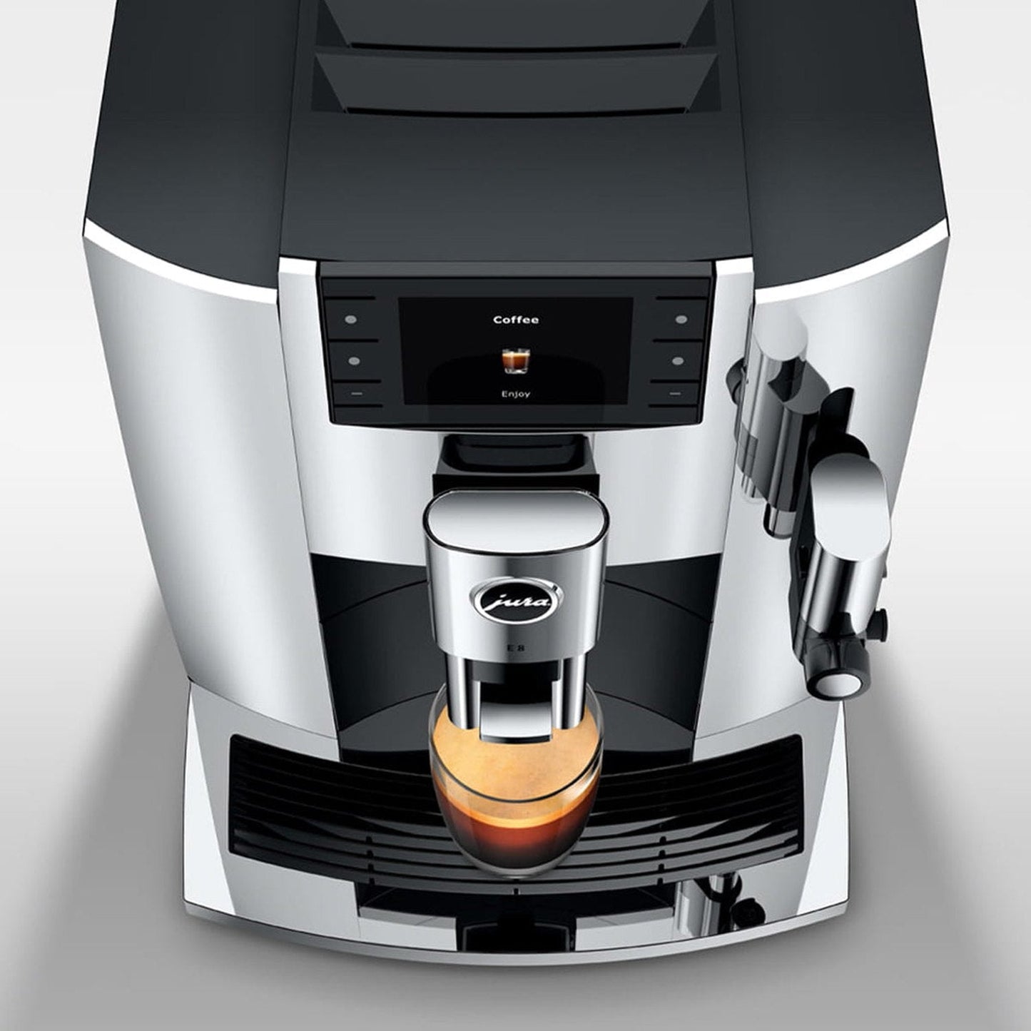 Jura E8 Automatic Espresso Machine, Chrome #15646