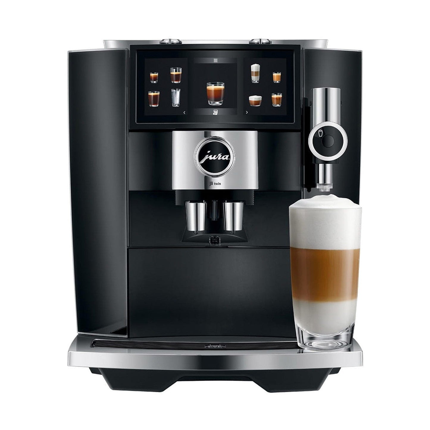 Jura J8 Twin Automatic Espresso Machine, Black #15826