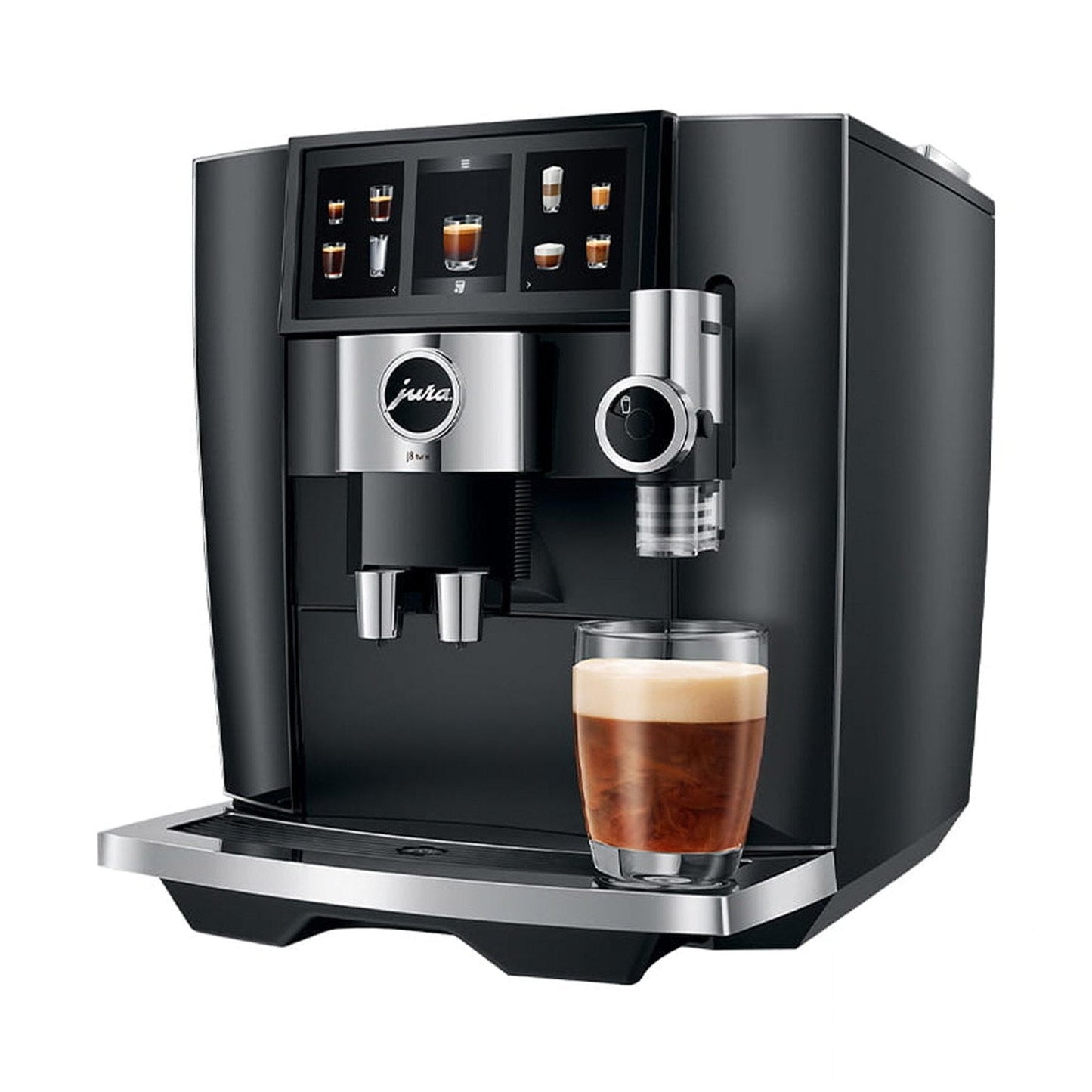 Jura J8 Twin Automatic Espresso Machine, Black #15826