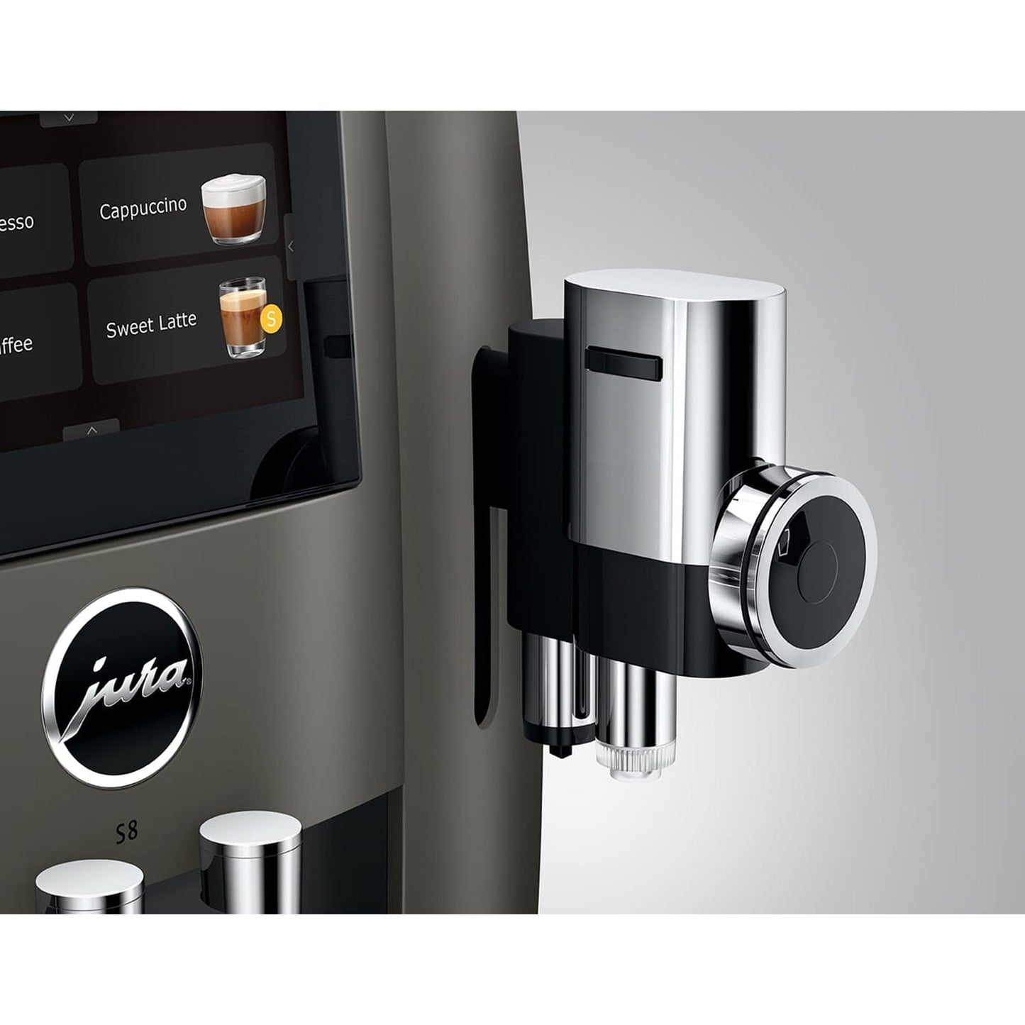 Jura S8 Automatic Espresso Machine, Dark Inox #15755