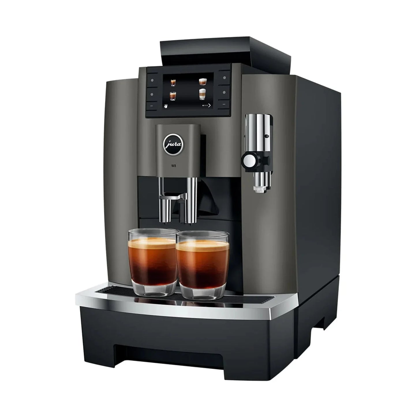 Jura W8 Automatic Espresso Machine, Dark Inox #15550 (Special Order)