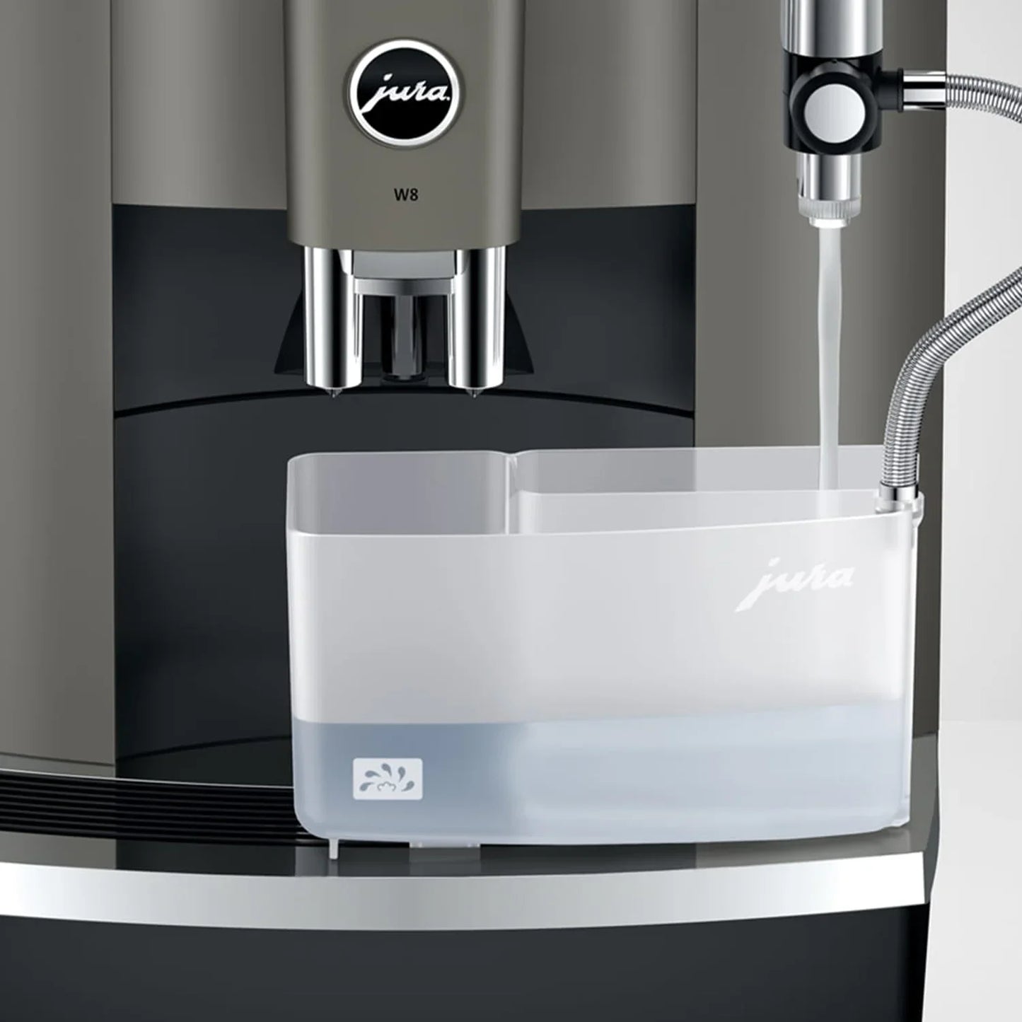 Jura W8 Automatic Espresso Machine, Dark Inox #15550 (Special Order)