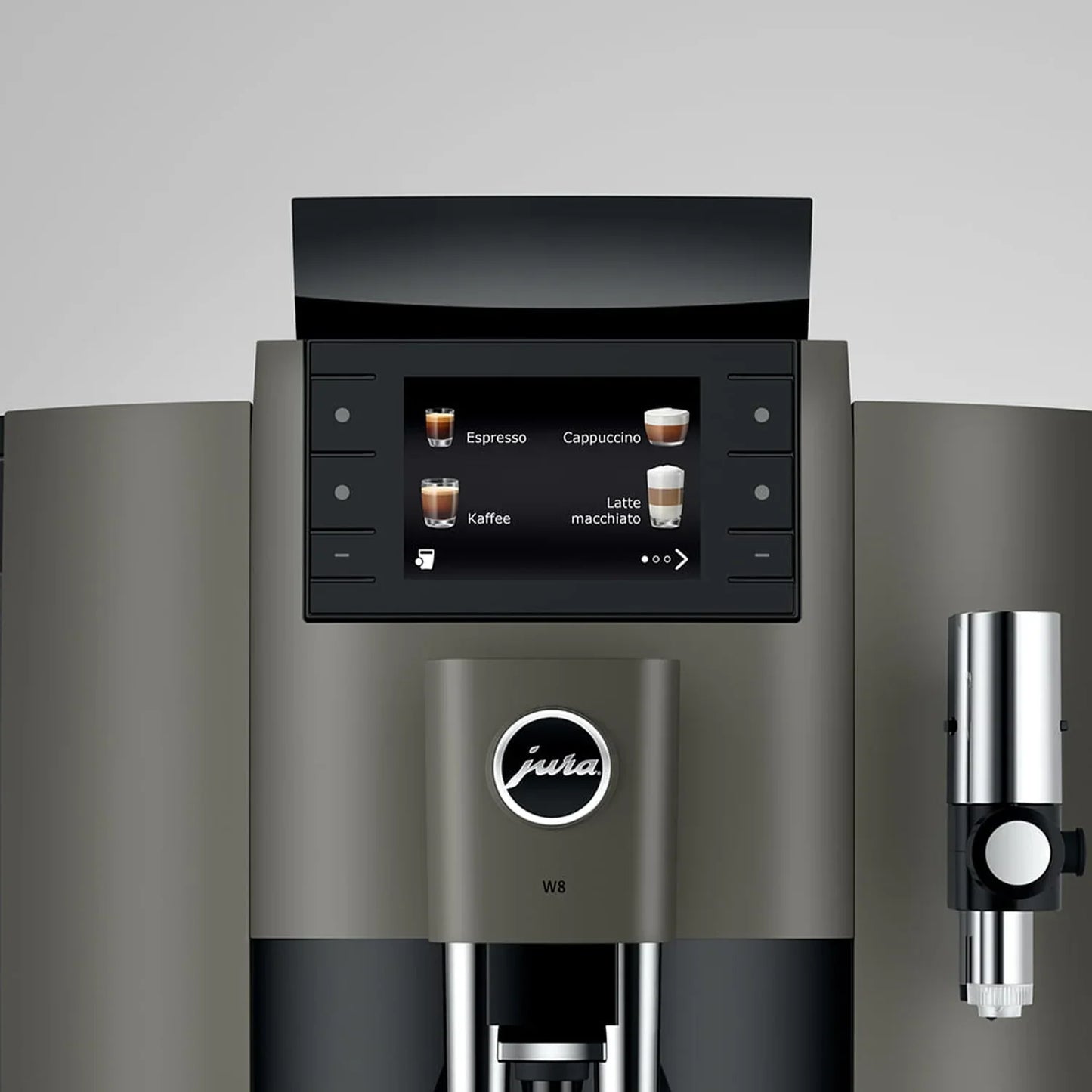 Jura W8 Automatic Espresso Machine, Dark Inox #15550 (Special Order)