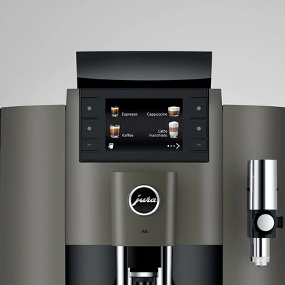 Jura W8 Automatic Espresso Machine, Dark Inox #15550 (Special Order)