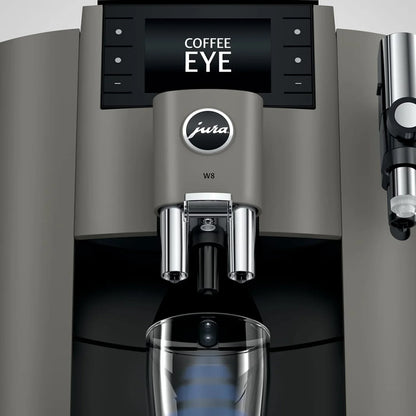Jura W8 Automatic Espresso Machine, Dark Inox #15550 (Special Order)