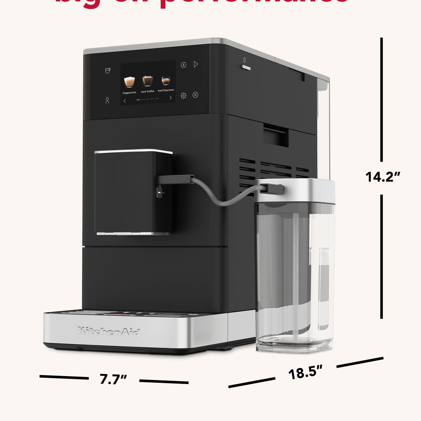 KitchenAid KF4 Fully Automatic Espresso Machine, Matte Black #KES8454BM