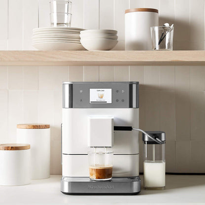 OPEN BOX | KitchenAid KF7 Fully Automatic Espresso Machine, Porcelain #KES8557PL