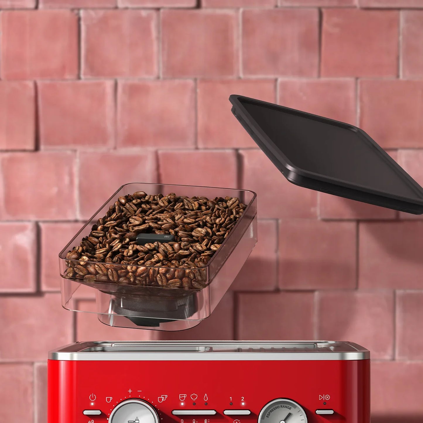 KitchenAid Semi-Automatic Espresso Machine, Candy Apple Red #KES6551CA