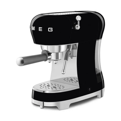 Smeg Manual Espresso Coffee Machine #ECF02BLUS - Black