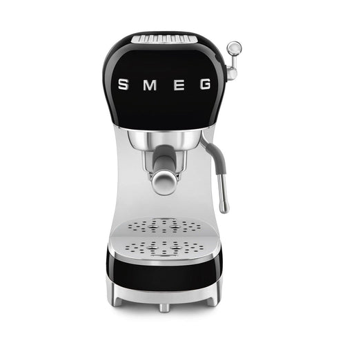 Smeg Manual Espresso Coffee Machine #ECF02BLUS - Black