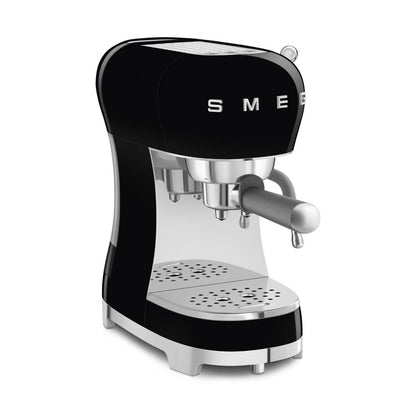 OPEN BOX | Smeg Manual Espresso Coffee Machine #ECF02BLUS - Black