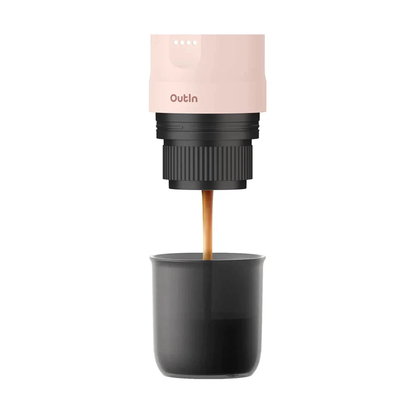 OutIn Nano Portable Electric Espresso Machine, Brewer Rose Quartz
