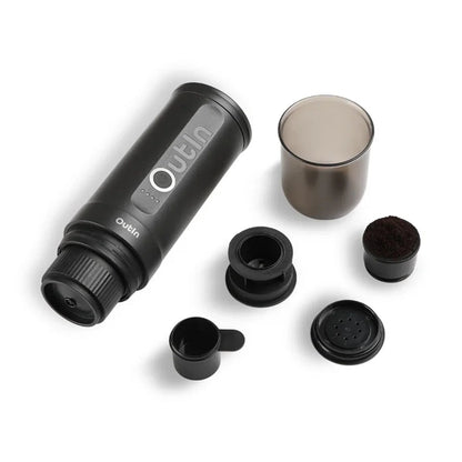 OutIn Nano Portable Electric Espro Travel Kit, Space Grey