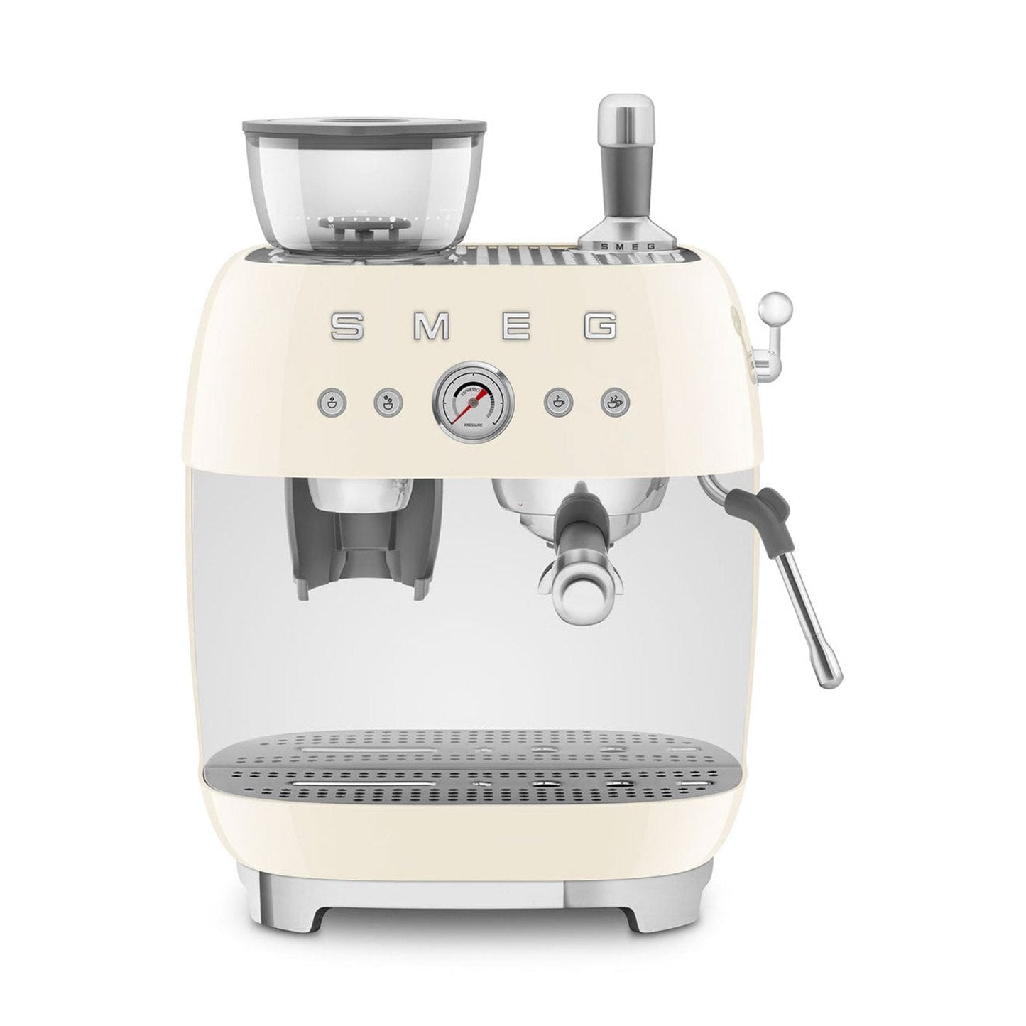 SMEG Manual Espresso Machine, Cream #EGF03CREU