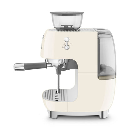 SMEG Manual Espresso Machine, Cream #EGF03CREU