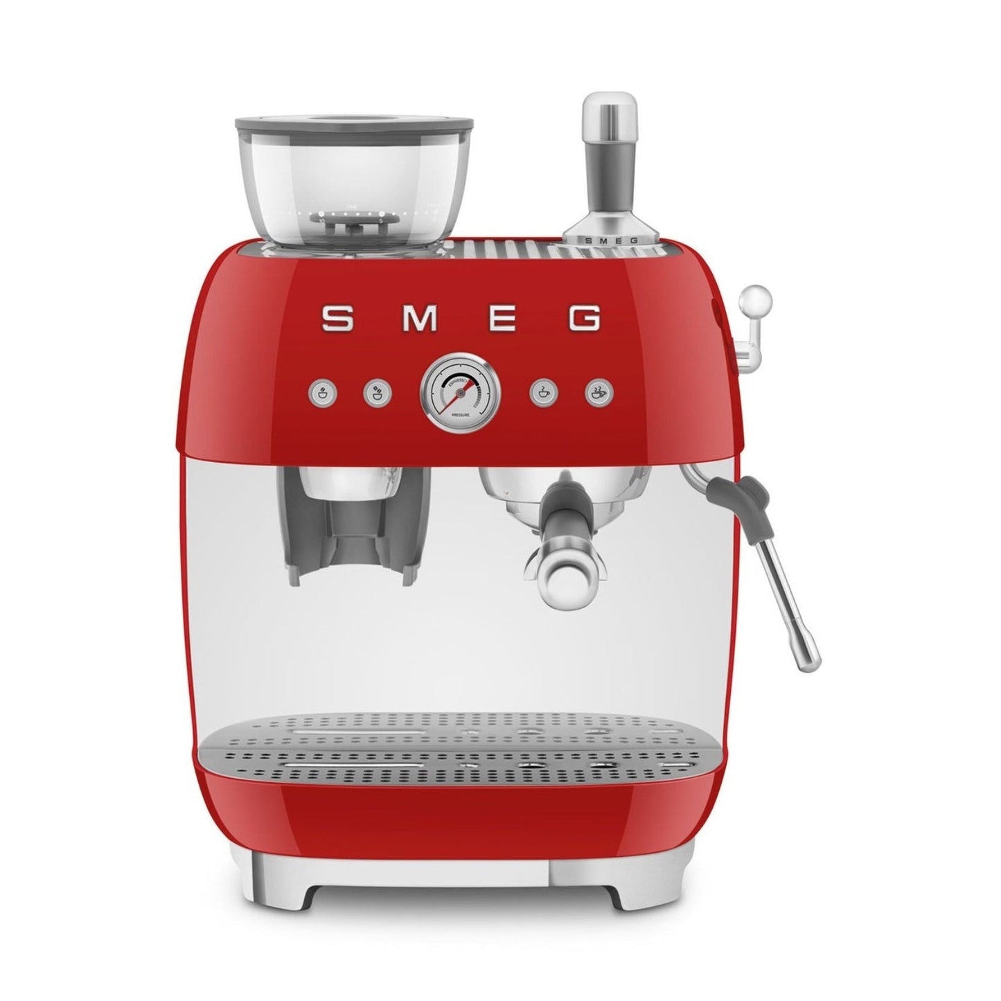 SMEG Manual Espresso Machine, Red #EGF03RDUS