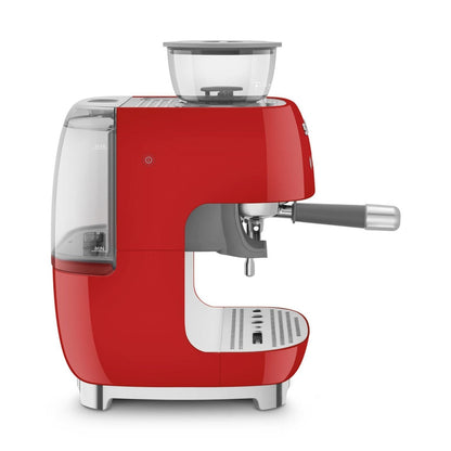 SMEG Manual Espresso Machine, Red #EGF03RDUS