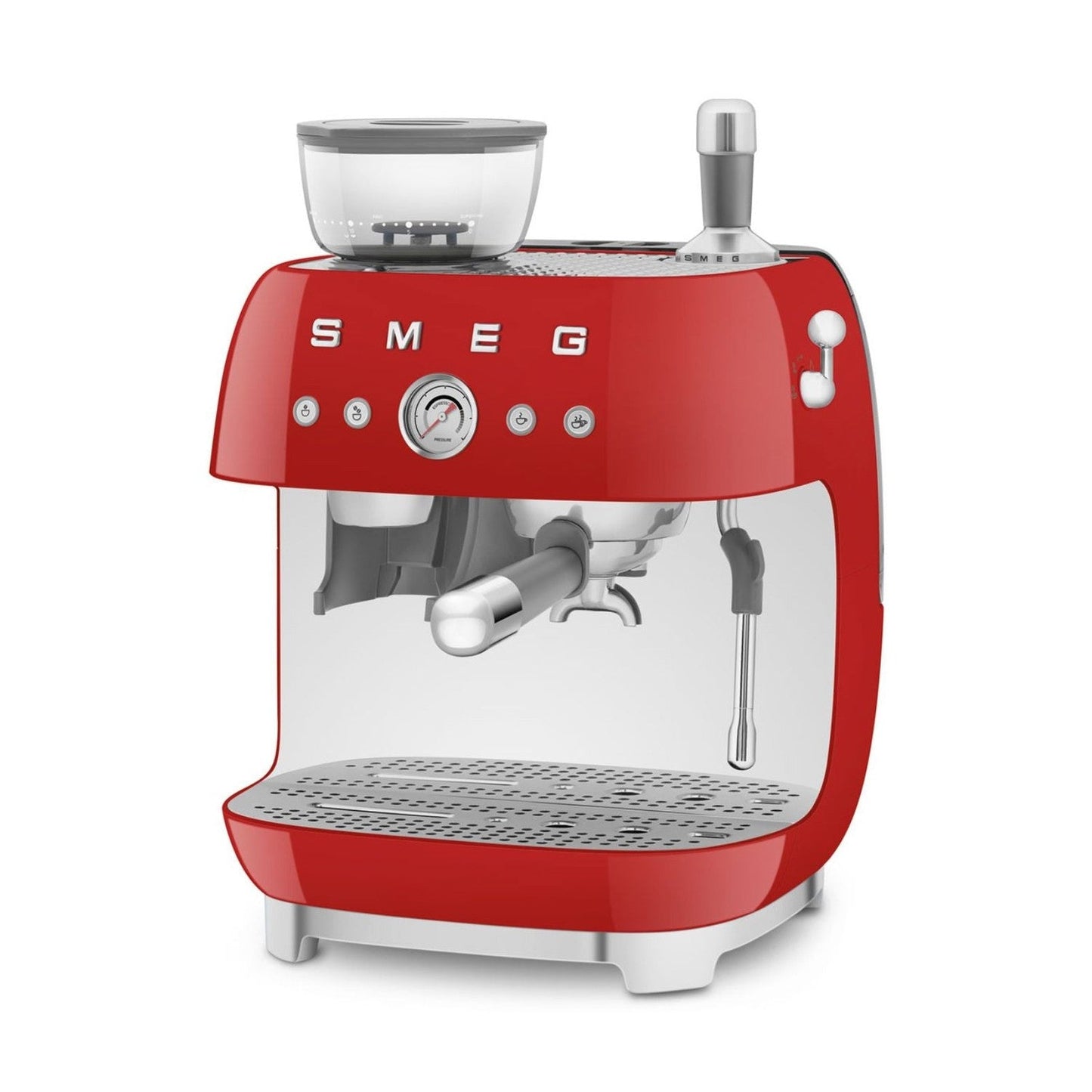 SMEG Manual Espresso Machine, Red #EGF03RDUS