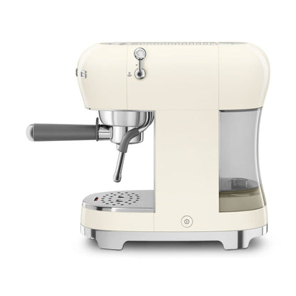 Smeg Manual Espresso Coffee Machine #ECF02CRUS - Cream