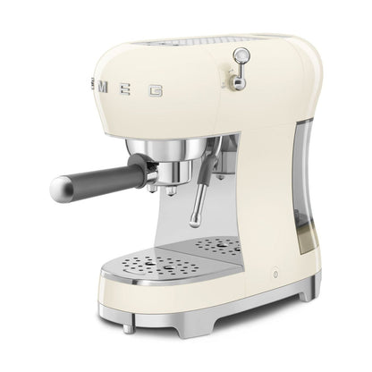 Smeg Manual Espresso Coffee Machine #ECF02CRUS - Cream
