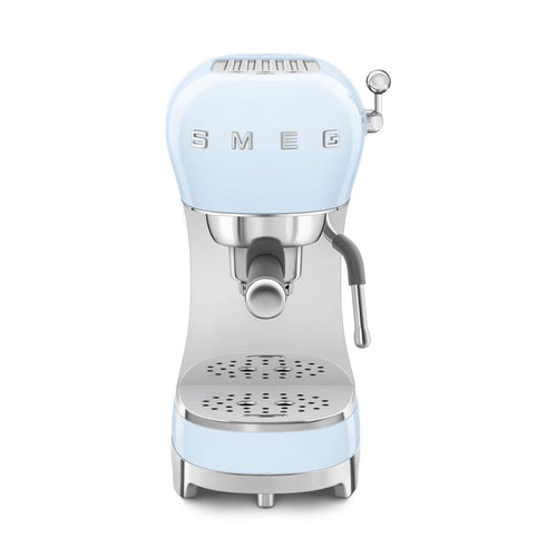 Smeg Manual Espresso Coffee Machine #ECF02PBUS - Pastel Blue
