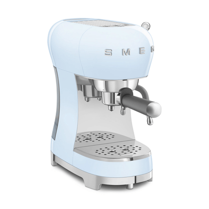 Smeg Manual Espresso Coffee Machine #ECF02PBUS - Pastel Blue
