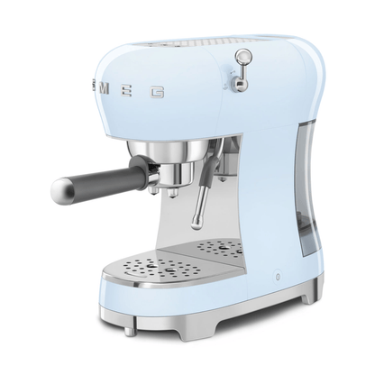 Smeg Manual Espresso Coffee Machine #ECF02PBUS - Pastel Blue