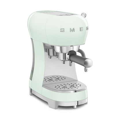 Smeg Manual Espresso Coffee Machine #ECF02PGUS - Pastel Green