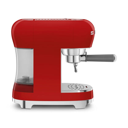 Smeg Manual Espresso Coffee Machine #ECF02RDUS - Red