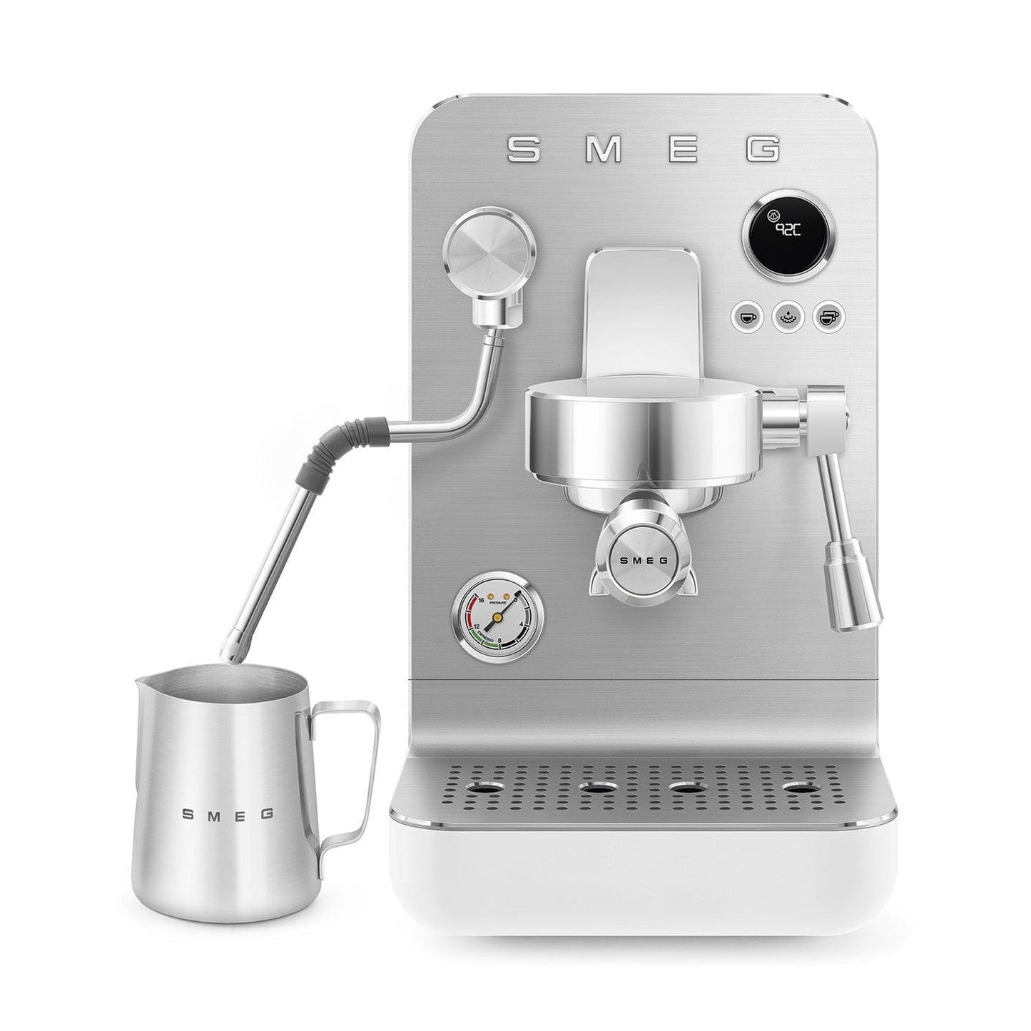 Smeg Minipro Espresso Machine, Matte White #EMC02WHMUS