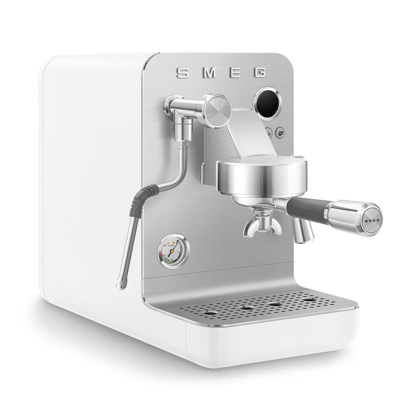 Smeg Minipro Espresso Machine, Matte White #EMC02WHMUS