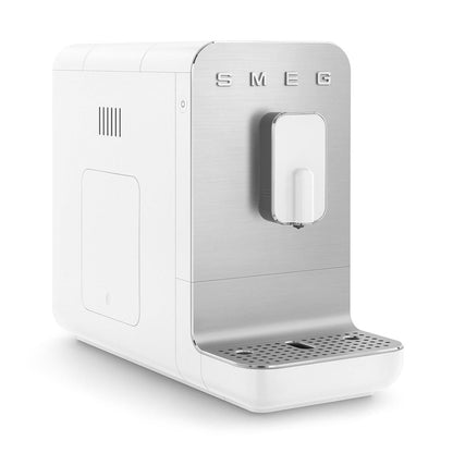 Smeg Super Automatic Espresso Machine with Hot Water, Matte White #BCC11WHMUS