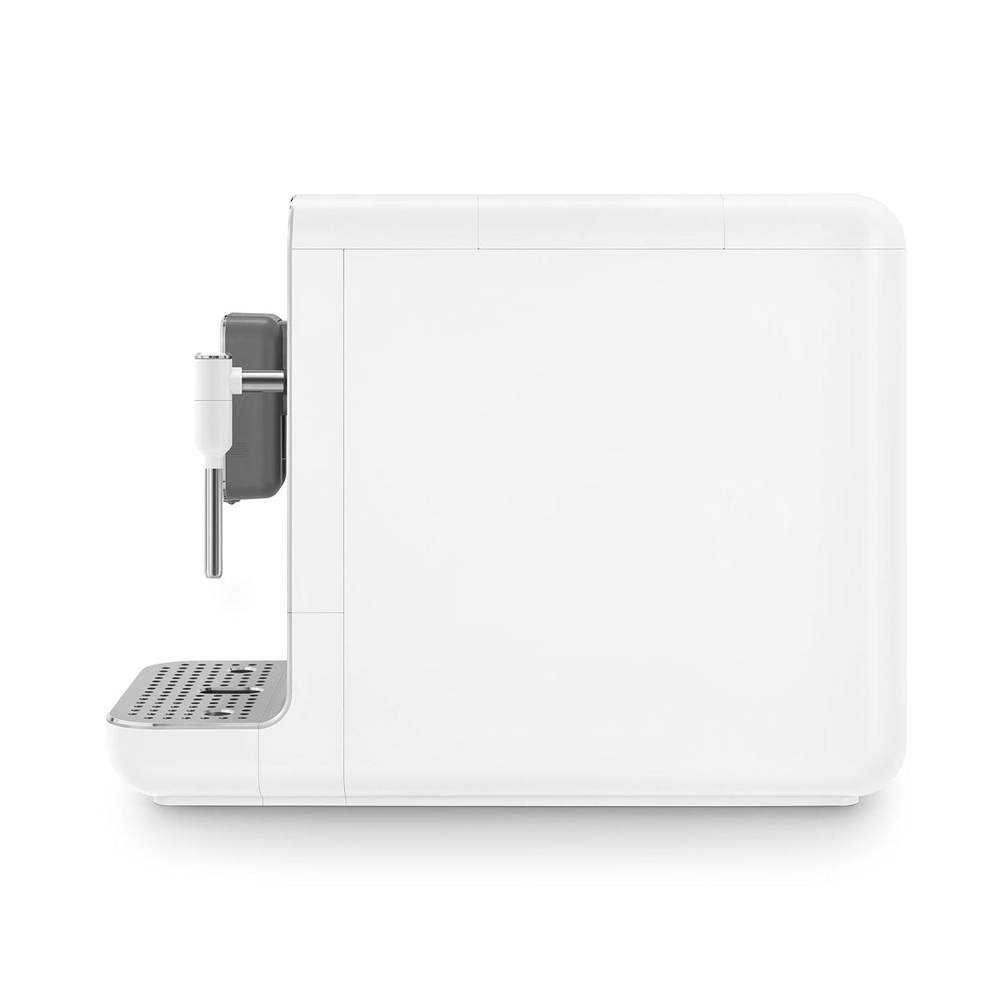 Smeg Super Automatic Espresso Machine with Steam Wand, Matte White #BCC12WHMUS