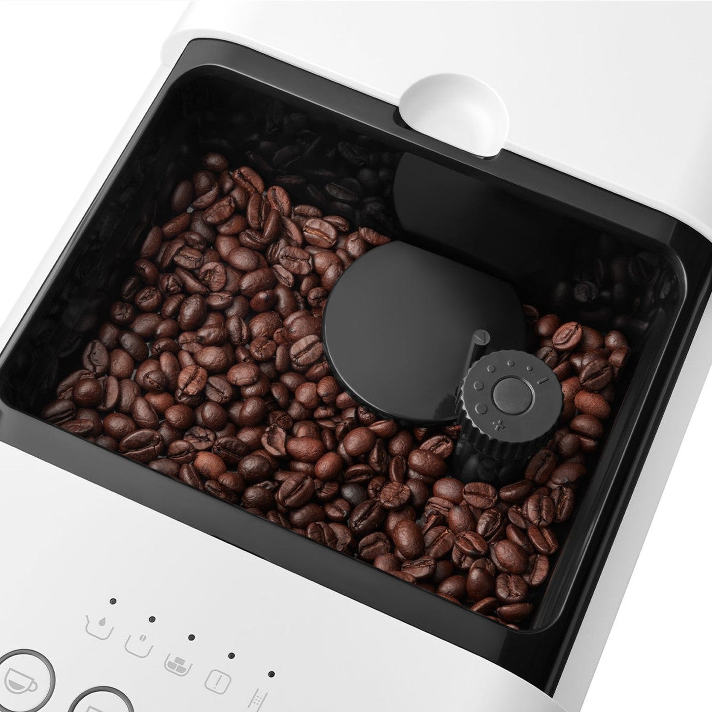Smeg Super Automatic Espresso Machine with Steam Wand, Matte White #BCC12WHMUS