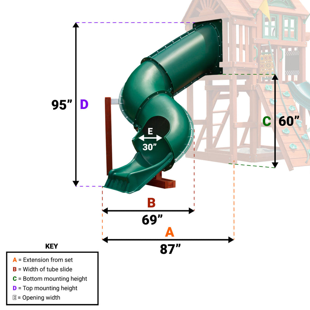 Tunnel Twister Tube Slide