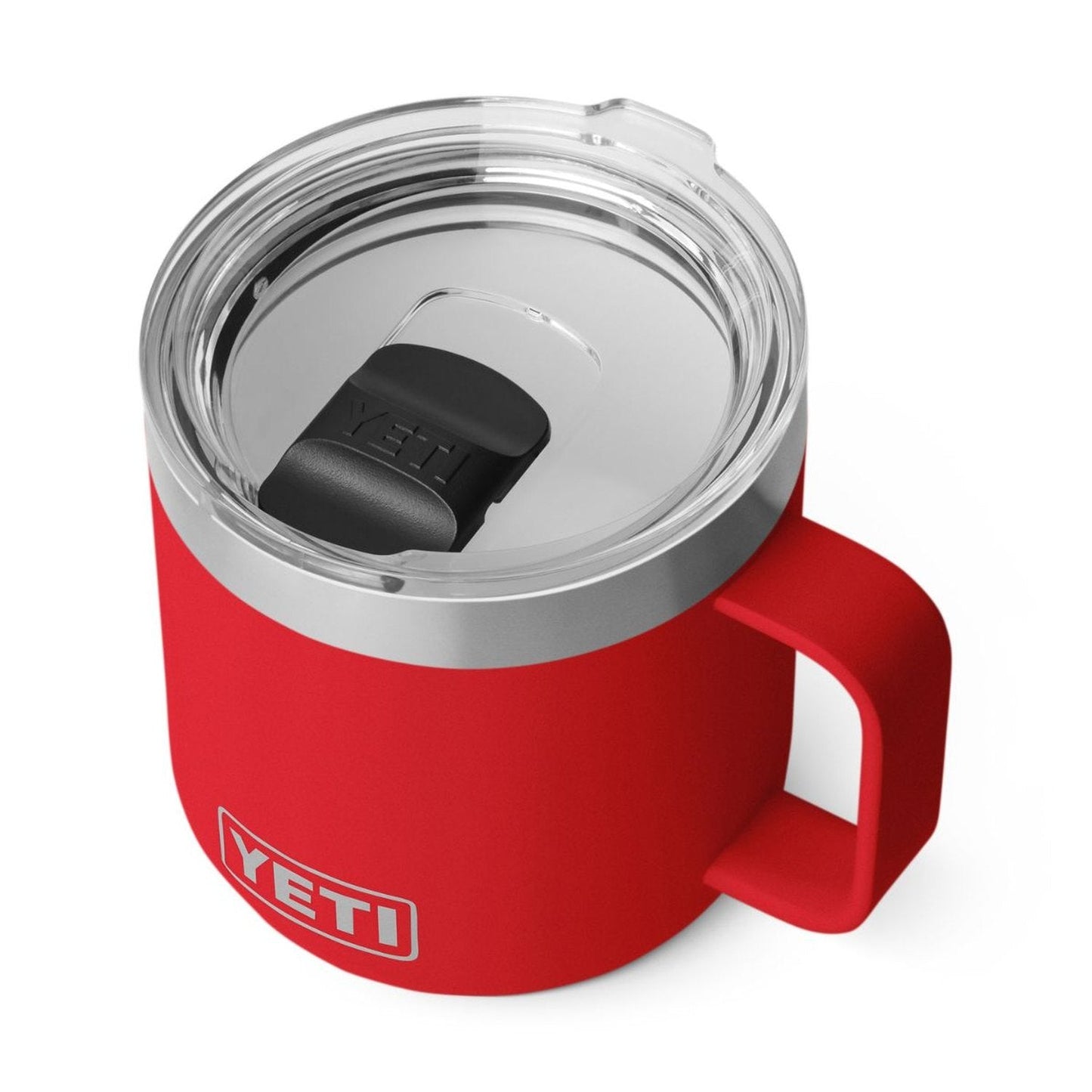 YETI Rambler 14 oz. Ceramic Lined Mug with MagSlider Lid, Rescue Red