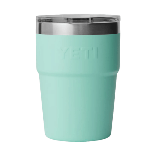 YETI Rambler 16 oz. Stackable Pint Cup with Magslider Lid, Seafoam