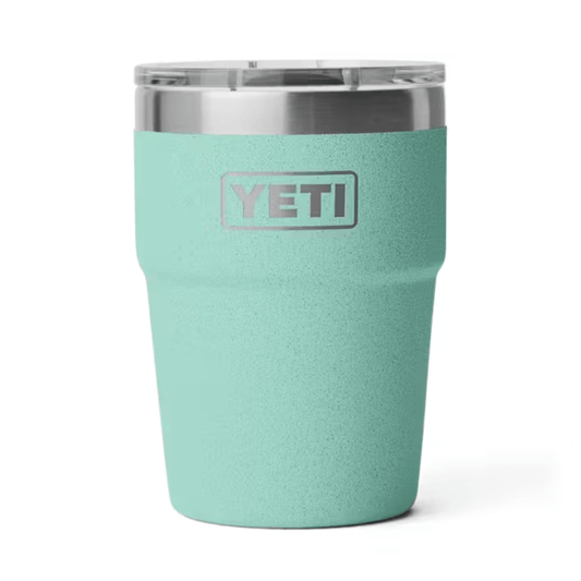 YETI Rambler 16 oz. Stackable Pint Cup with Magslider Lid, Sea Stone
