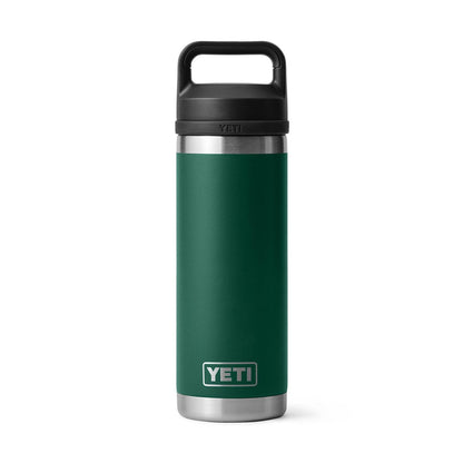 YETI Rambler 18 oz. Bottle with Chug Cap, Black Forest Green