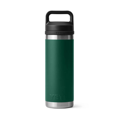 YETI Rambler 18 oz. Bottle with Chug Cap, Black Forest Green