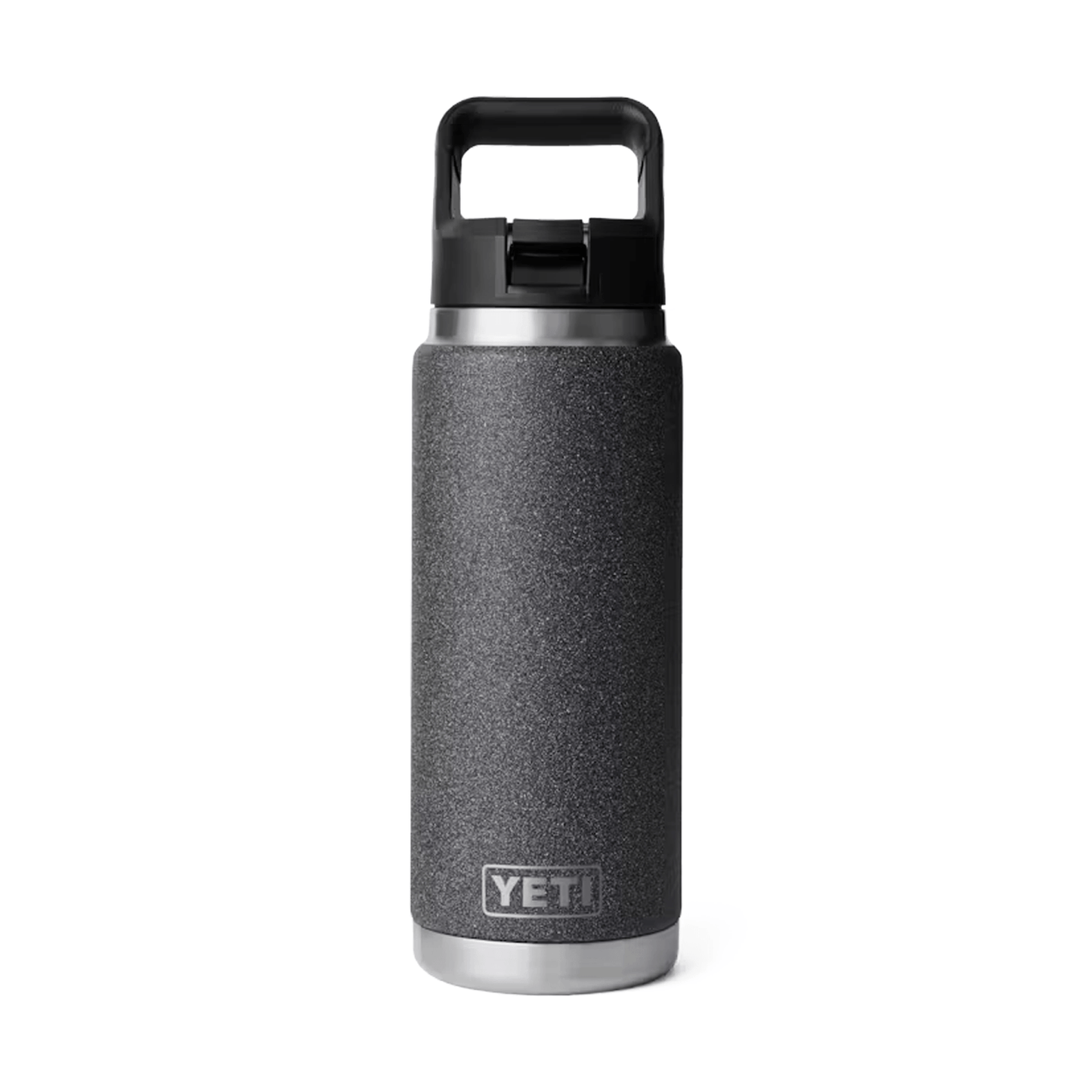 YETI Rambler 26 oz. Bottle With Straw Cap, Black Stone