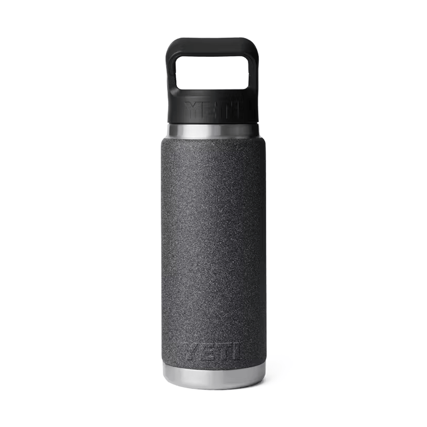 YETI Rambler 26 oz. Bottle With Straw Cap, Black Stone