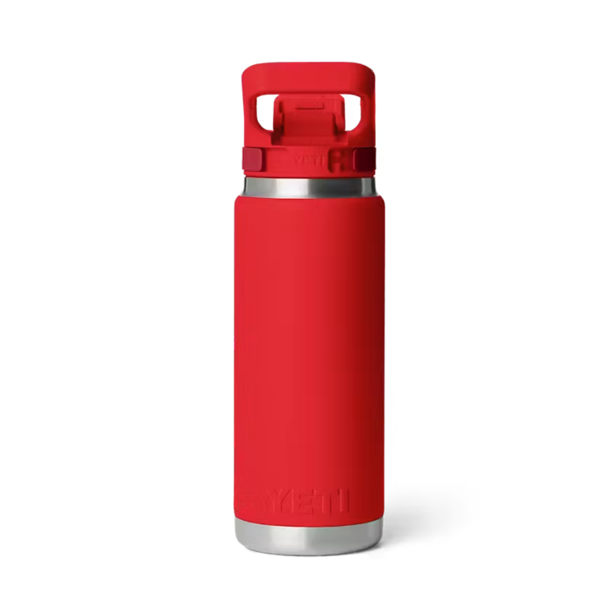 YETI Rambler 26 oz. Bottle with Flip Chug Cap, Rescue Red