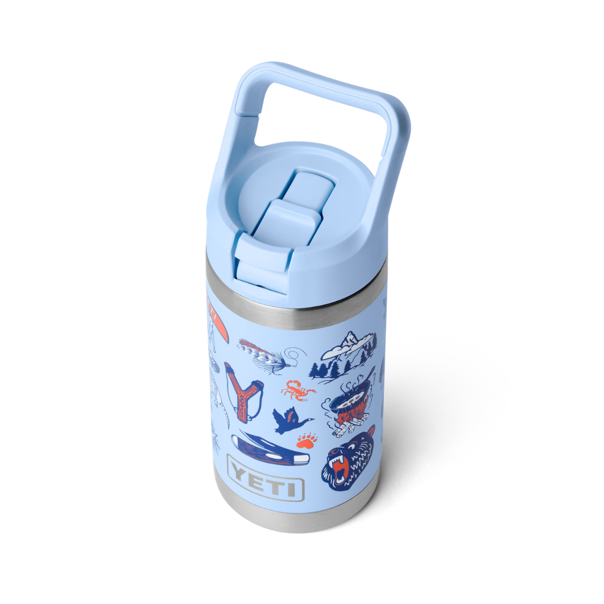 YETI Rambler 355 ml. Kids Bottle, Big Sky Blue Summer Camp