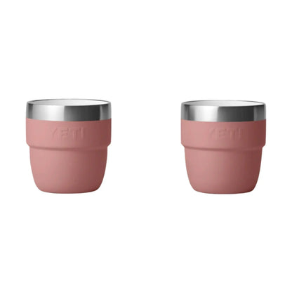 YETI Rambler 4 oz. Espresso Cups Set of 2, Sandstone Pink