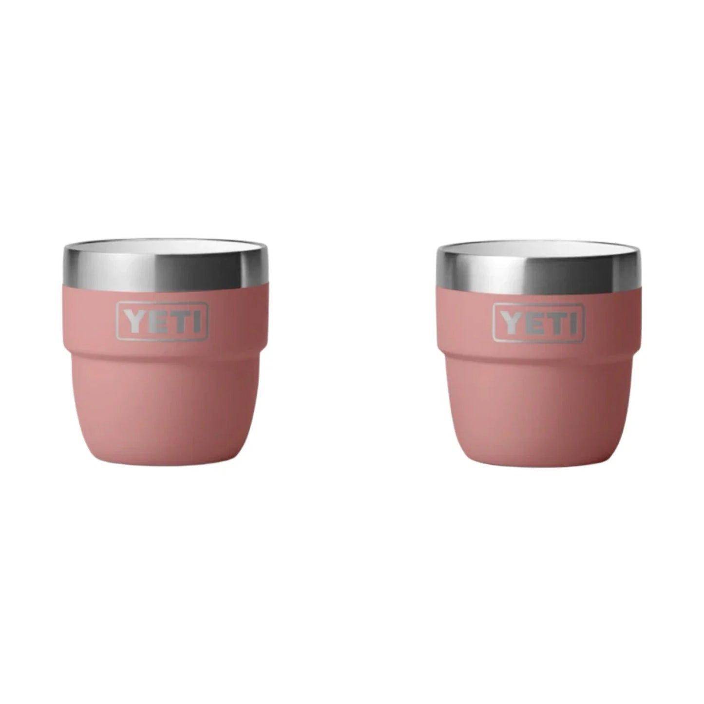 YETI Rambler 4 oz. Espresso Cups Set of 2, Sandstone Pink