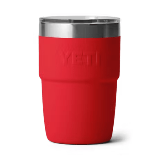 YETI Rambler 8 oz Ceramic Lined Stackable Cup, Rescue Red
