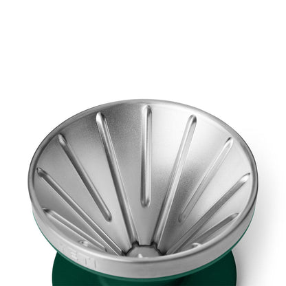 YETI Rambler Pour Over, Black Forest Green