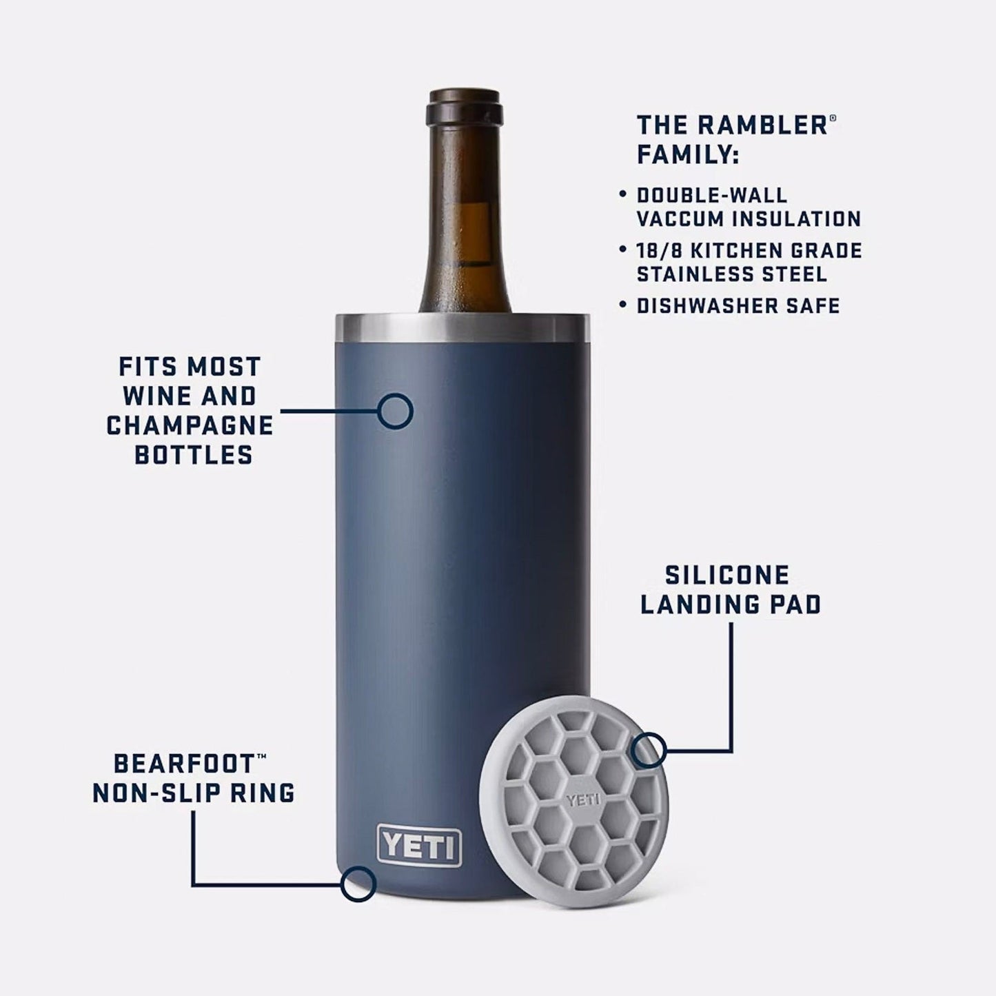 YETI Wine Chiller, Ultramarine Violet